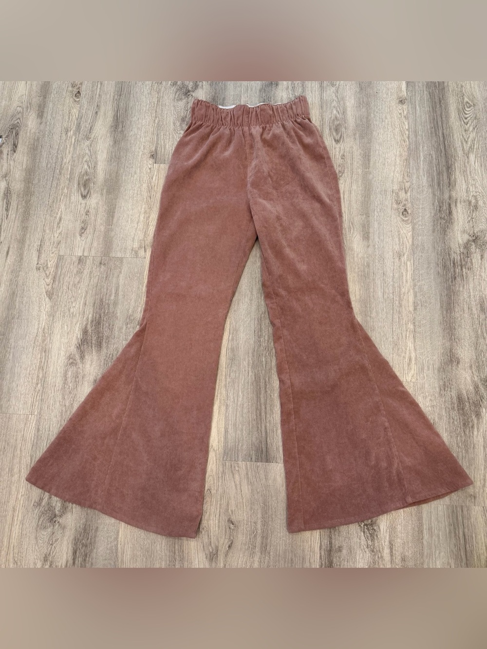 Favlux‎ Fashion Velvet Bell Bottom Flare Pants Size Small